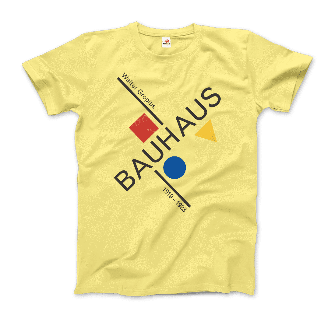 Walter Gropius Bauhaus Artwork T-Shirt-9