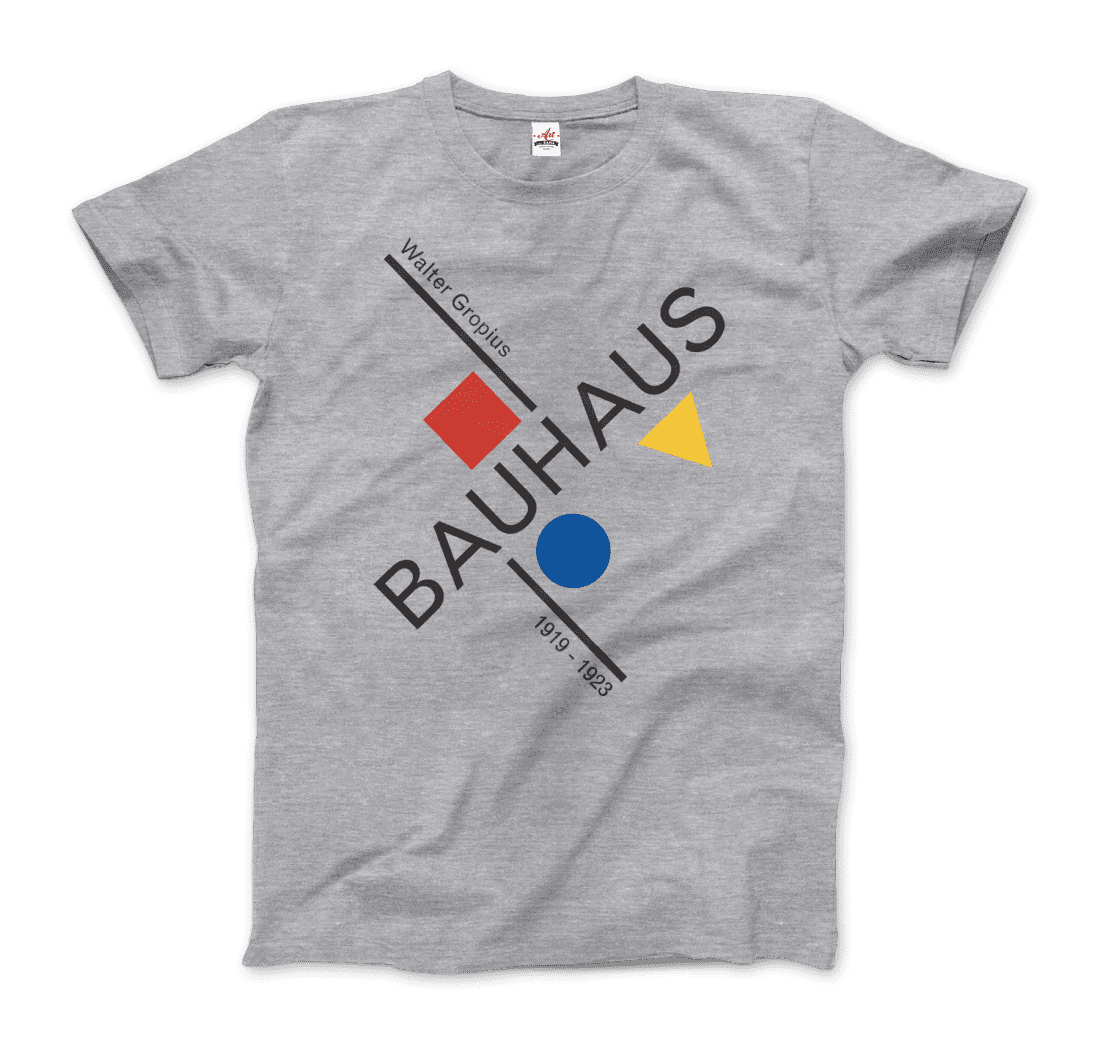 Walter Gropius Bauhaus Artwork T-Shirt-7