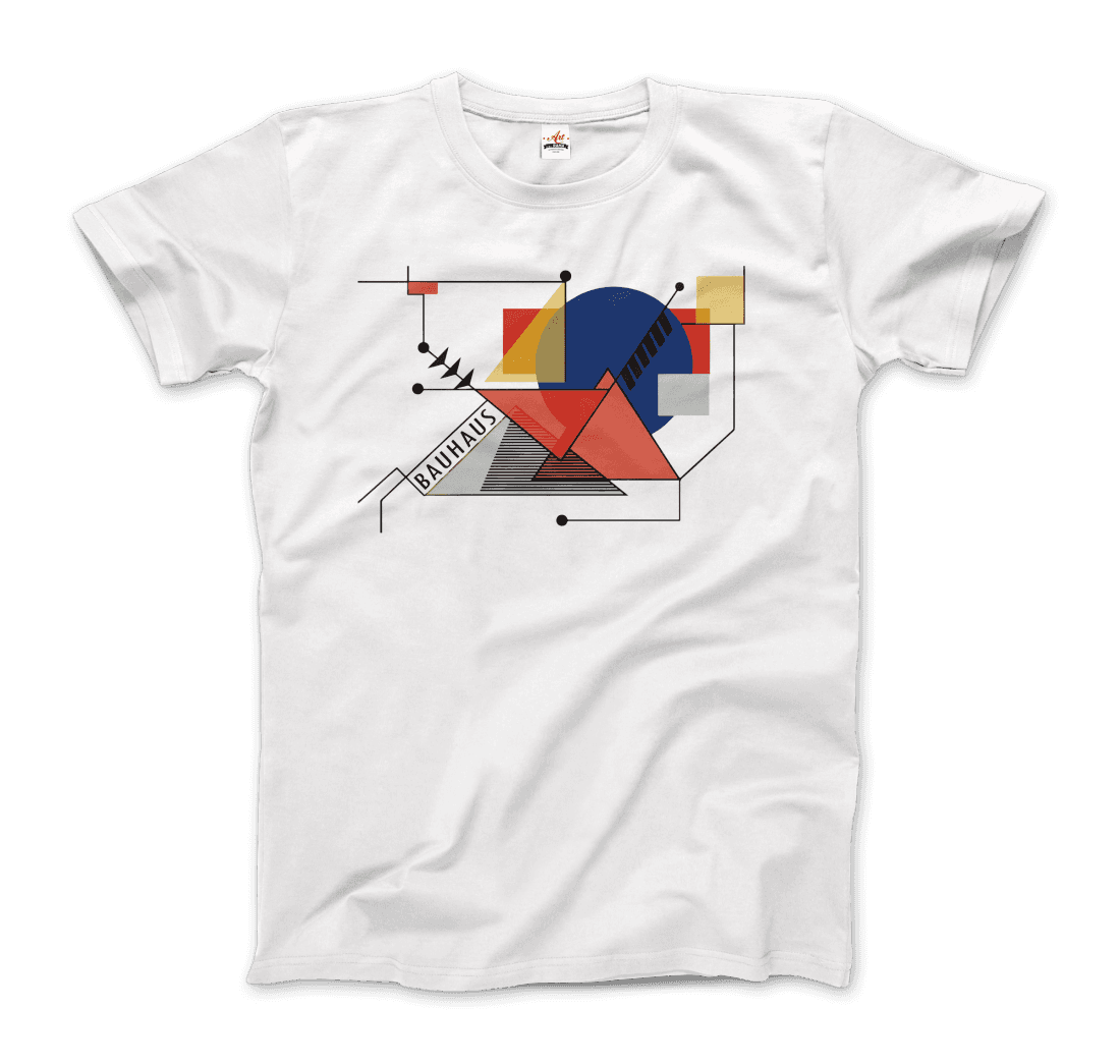 Walter Gropius Bauhaus Geometry Artwork T-Shirt-0