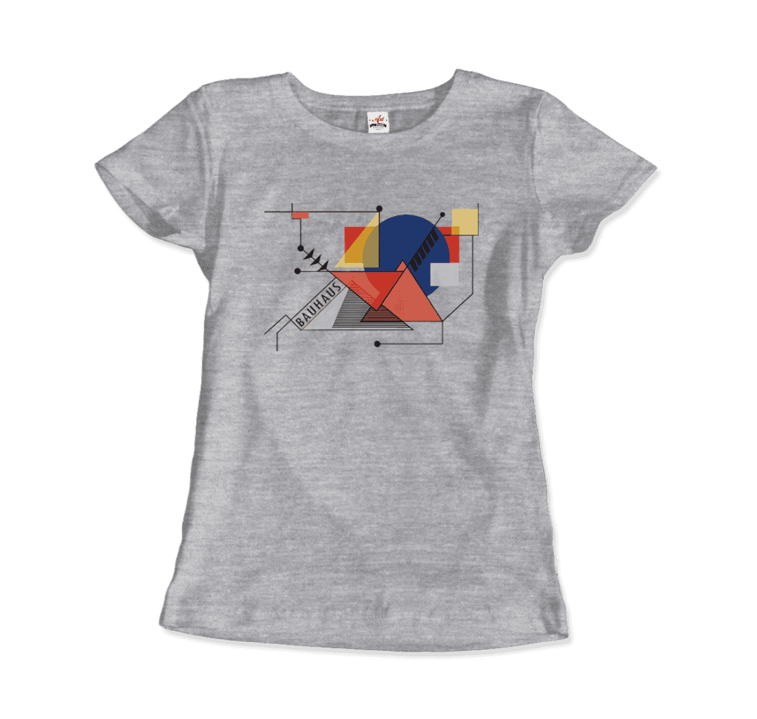 Walter Gropius Bauhaus Geometry Artwork T-Shirt-4