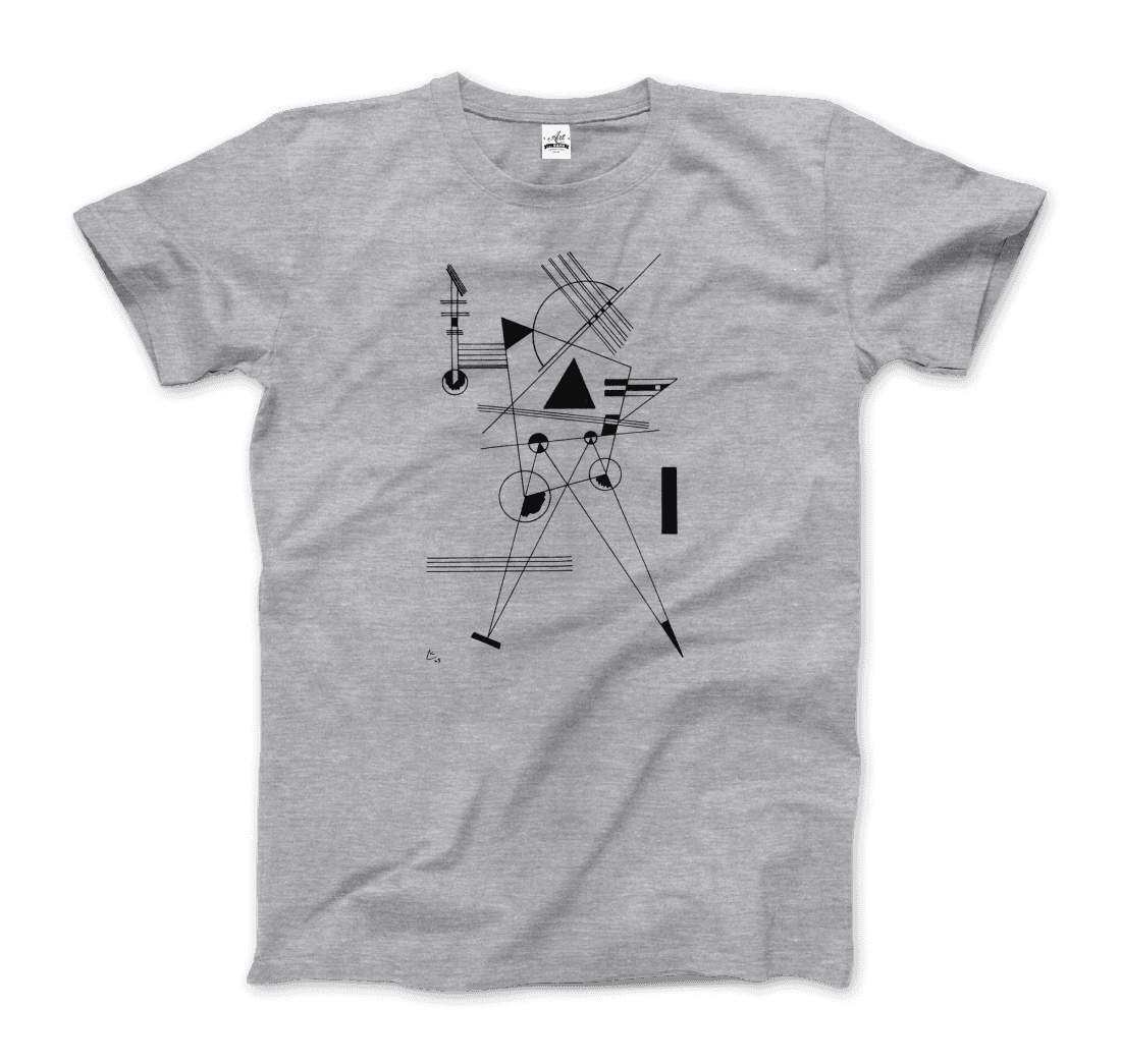 Wassily Kandinsky - Drawing for Point and Line, 1925 Artwork T-Shirt-3