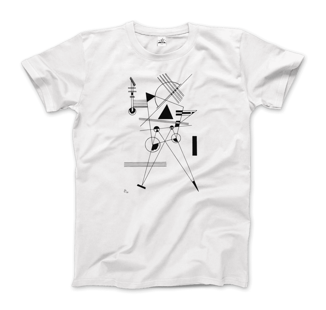 Wassily Kandinsky - Drawing for Point and Line, 1925 Artwork T-Shirt-0