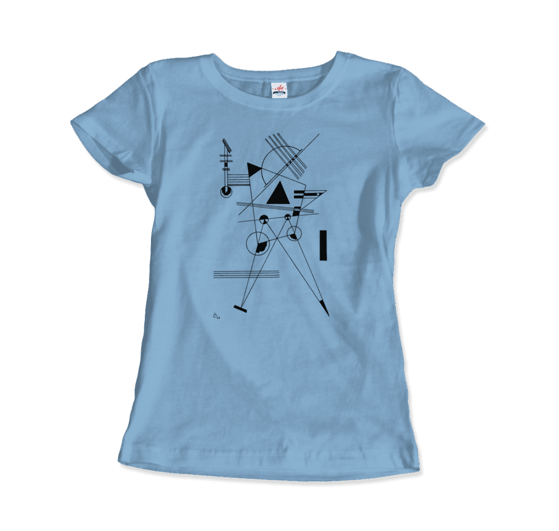 Wassily Kandinsky - Drawing for Point and Line, 1925 Artwork T-Shirt-12