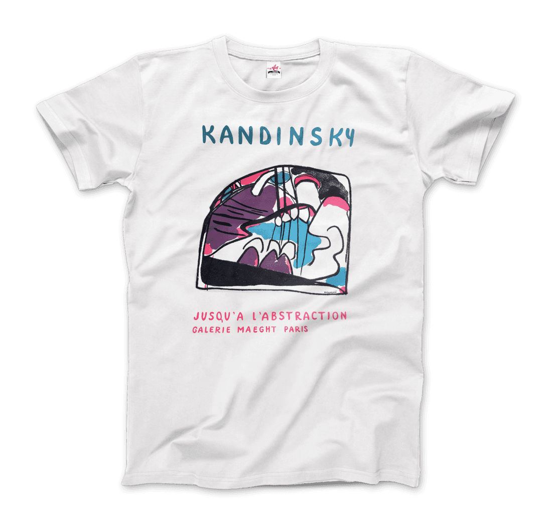 Wassily Kandinsky - Jusqu'a l'abstraction 1960 Artwork T-Shirt-0