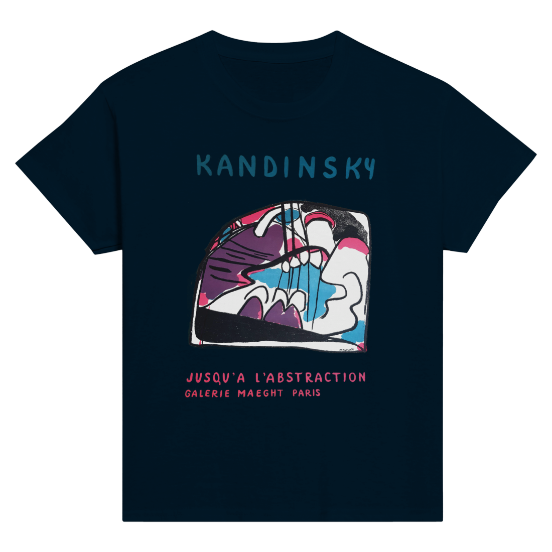 Wassily Kandinsky - Jusqu'a l'abstraction 1960 Artwork T-Shirt-10