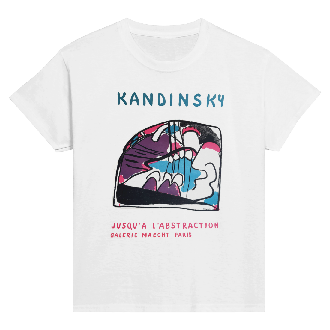 Wassily Kandinsky - Jusqu'a l'abstraction 1960 Artwork T-Shirt-9