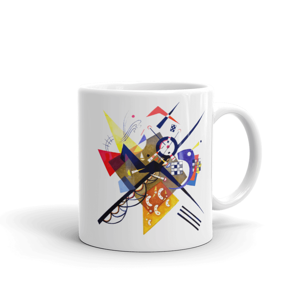 Wassily Kandinsky On White II (Auf Weiss) 1923, Artwork Mug-2