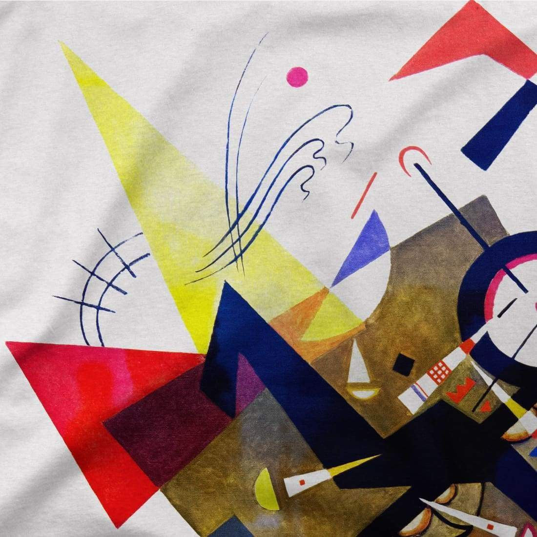 Wassily Kandinsky On White II (Auf Weiss) 1923, Artwork T-Shirt-1