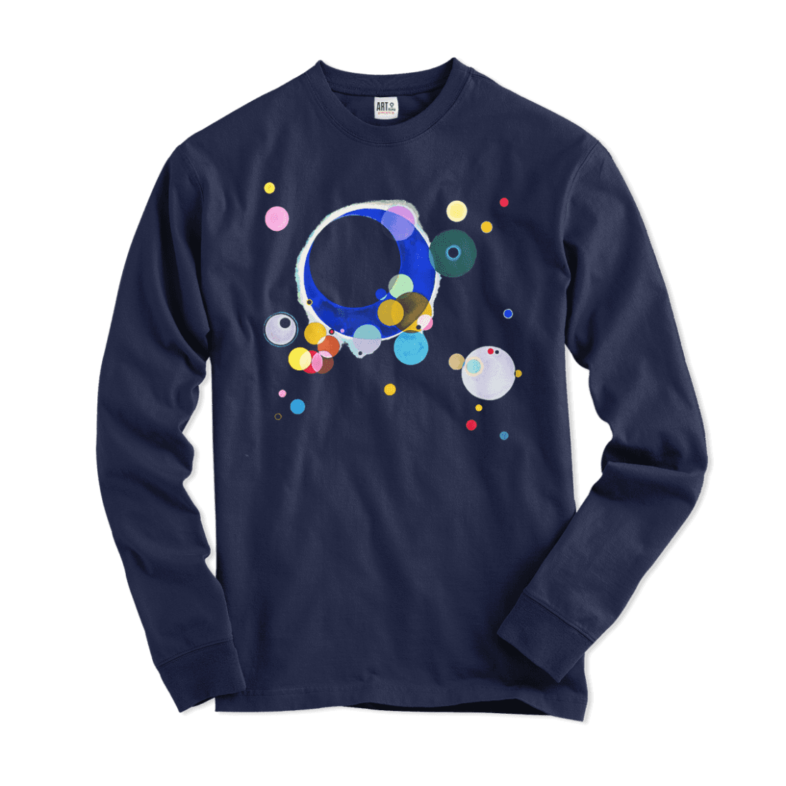 Wassily Kandinsky Several Circles, 1926 Artwork Long Sleeve Shirt-2