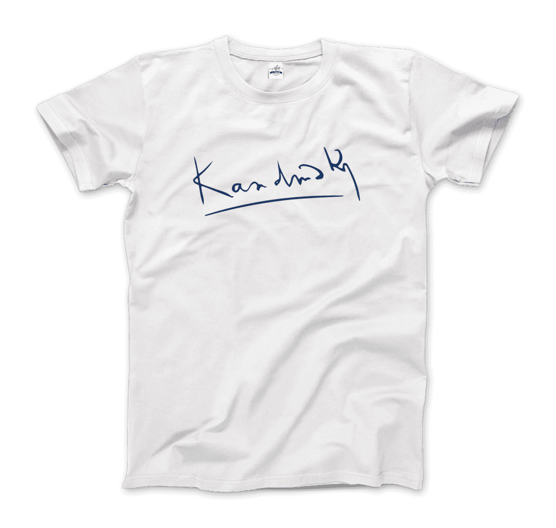 Wassily Kandinsky Signature Art T-Shirt-5