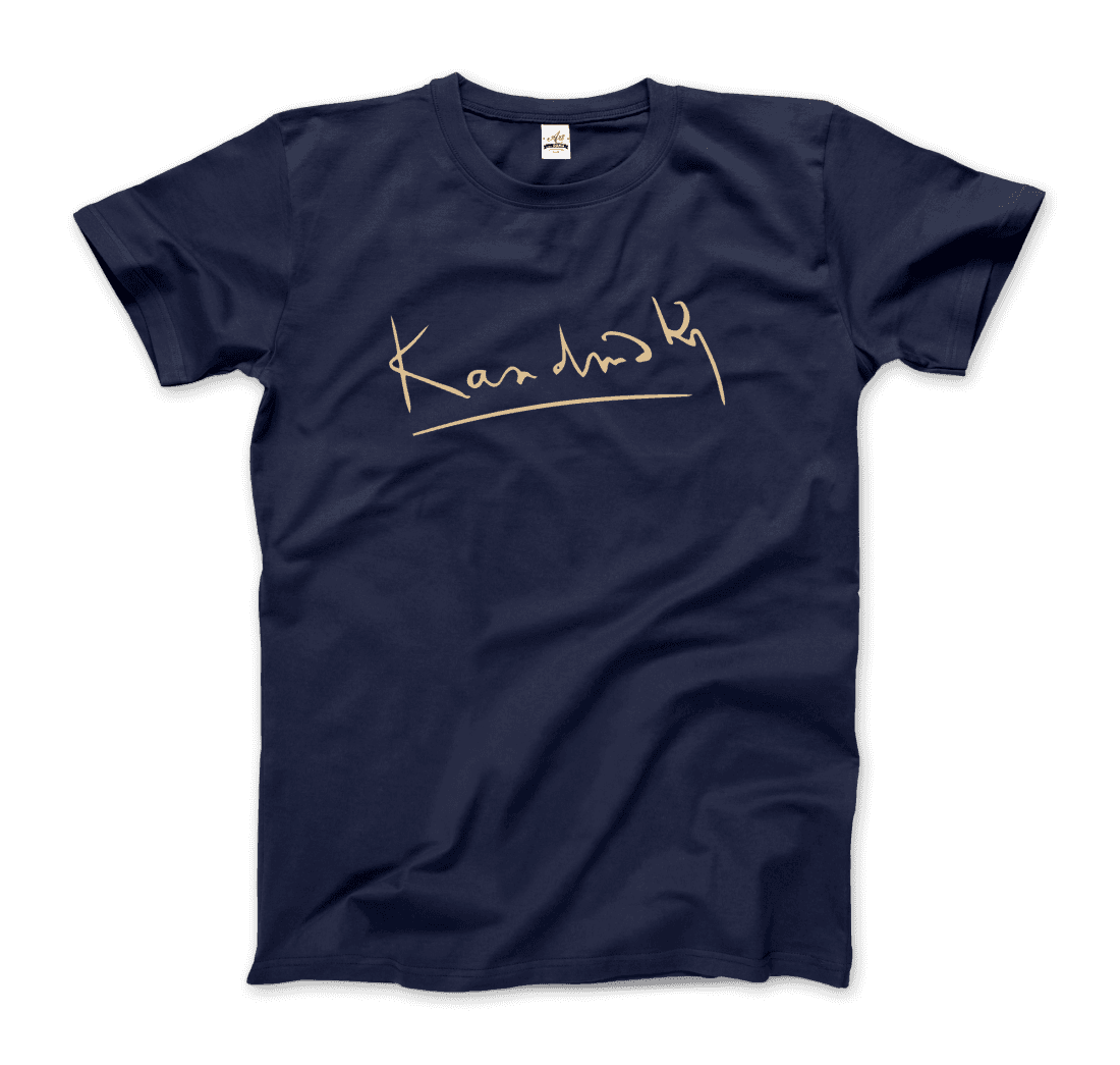 Wassily Kandinsky Signature Art T-Shirt-8