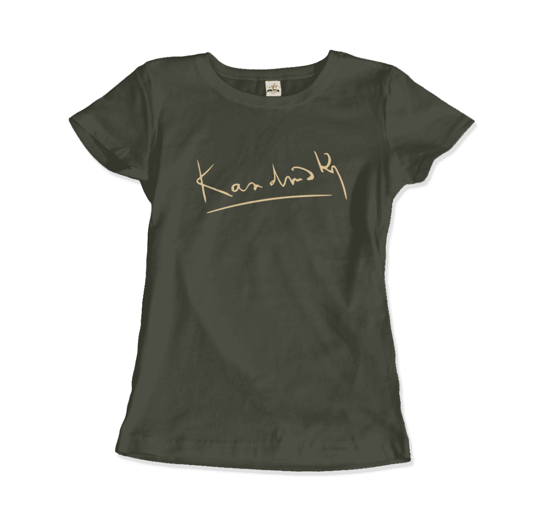 Wassily Kandinsky Signature Art T-Shirt-16