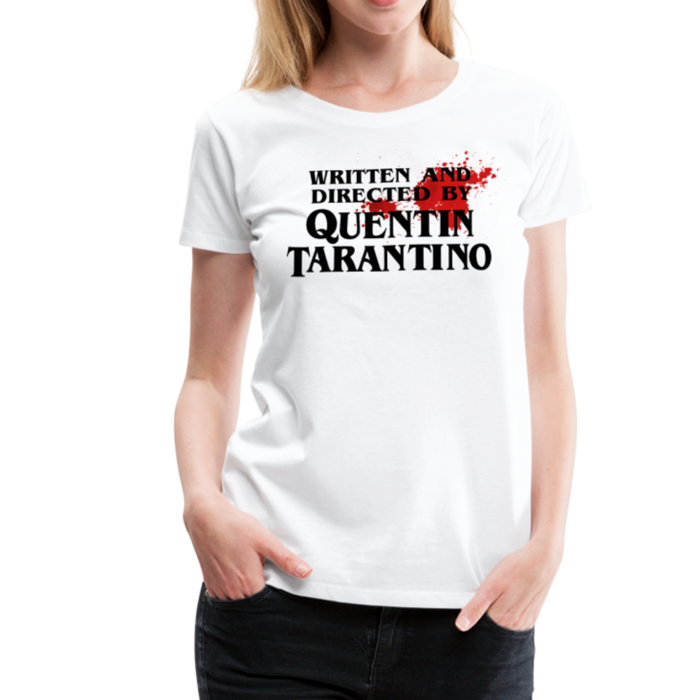 Written and Directed by Quentin Tarantino (Bloodstained) T-Shirt-2