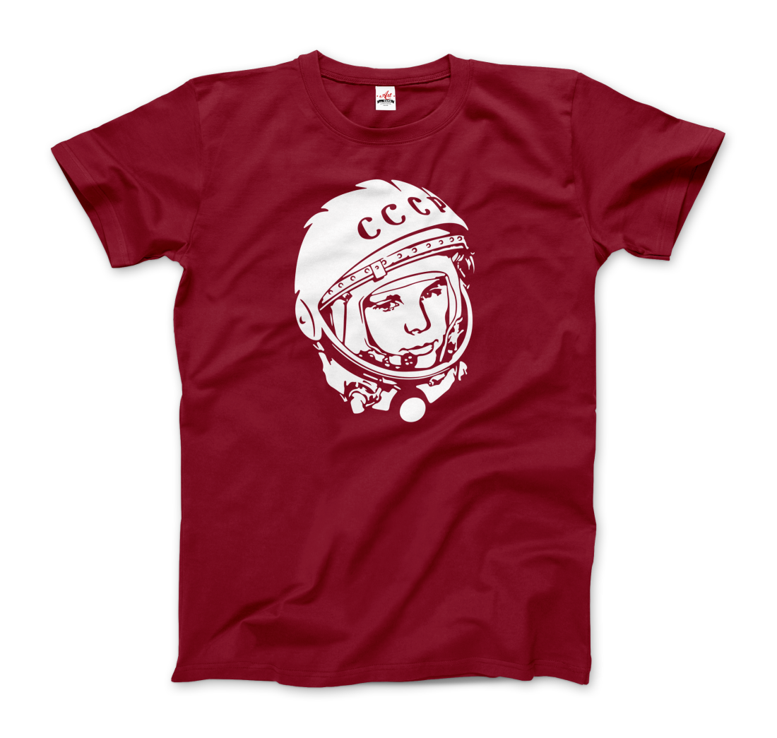 Yuri Gagarin CCCP Design T-Shirt-0