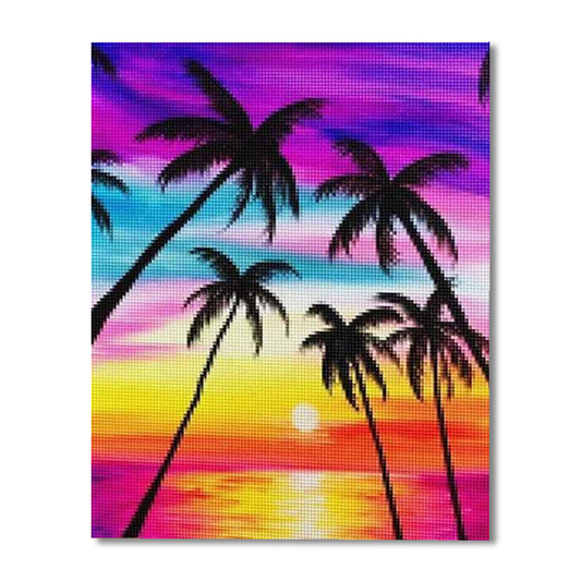 Colorful Sky Sunset Paint By Numbers Painting Kit