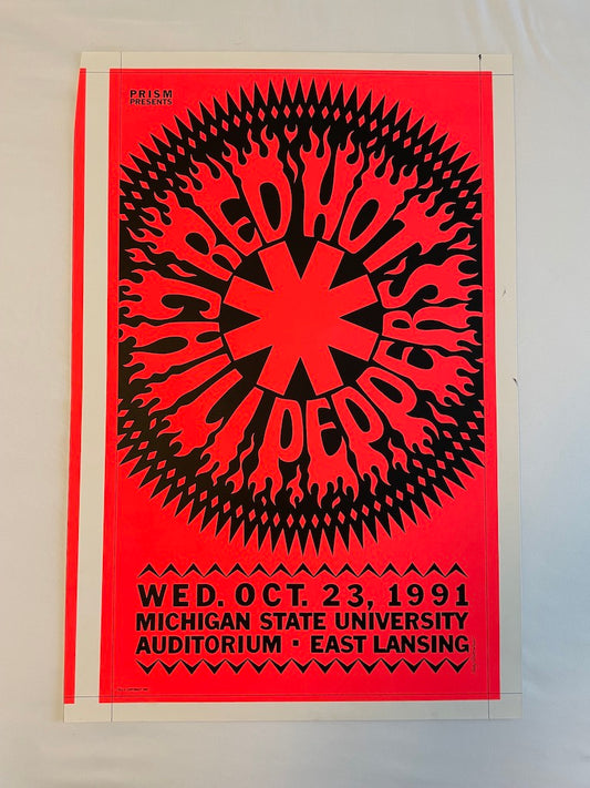 Red Hot Chili Peppers Michigan State University East Lansing 1991 (Proof Sheet)- Gary Grimshaw