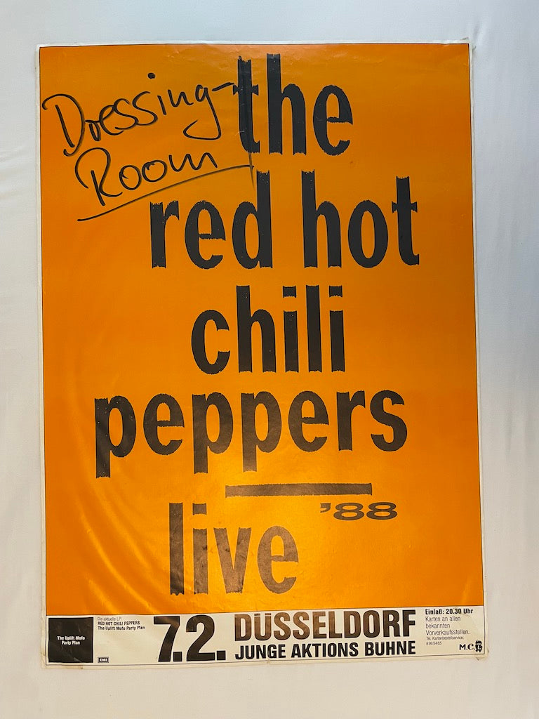 Red Hot Chili Peppers Poster Dusseldorf, Germany 1988