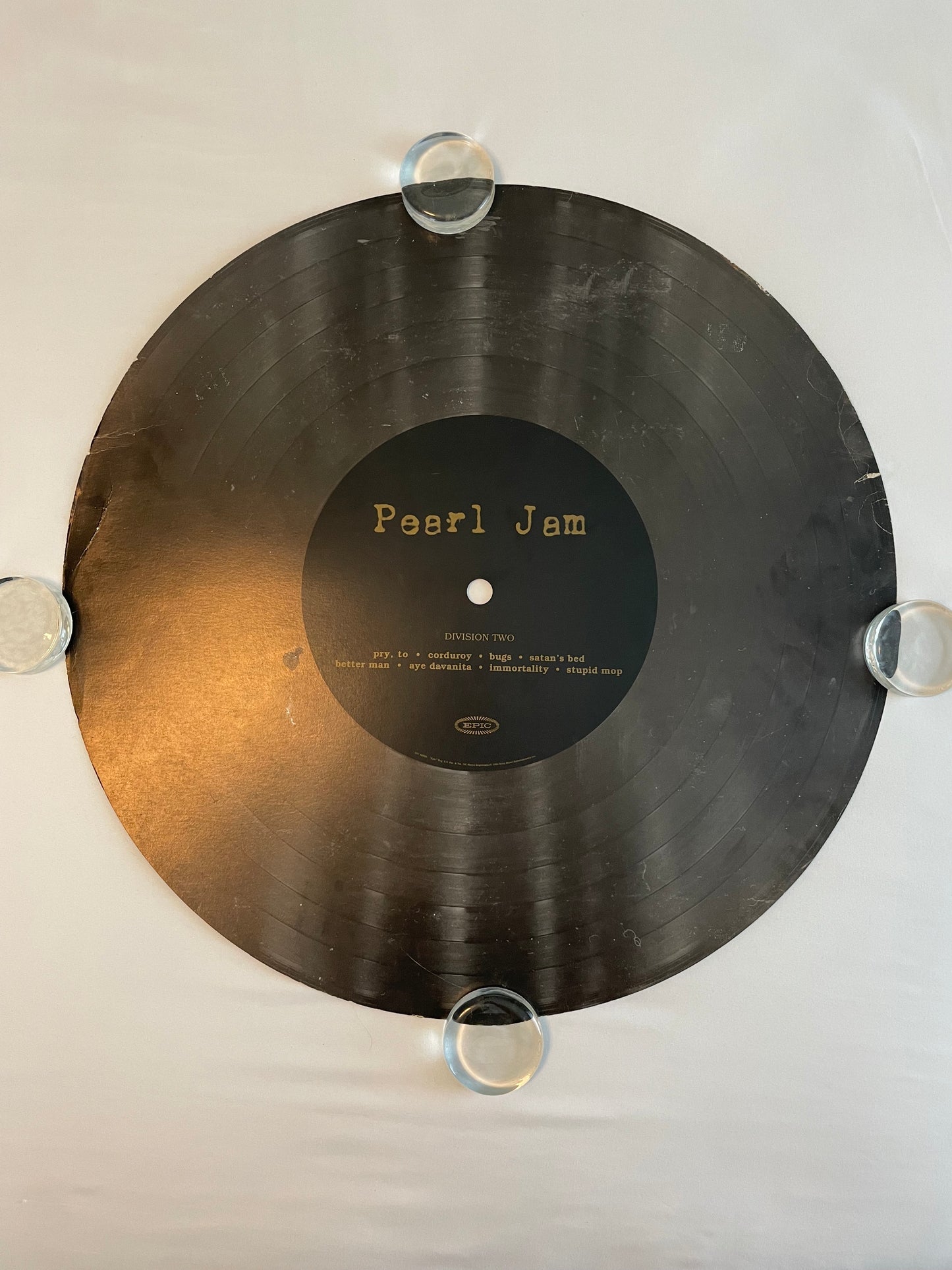 Pearl Jam Vitalogy Die-Cut Record Promo 1994