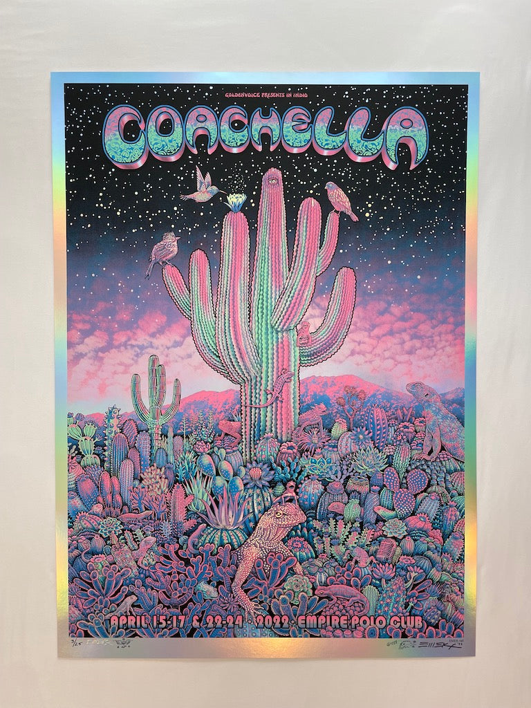 Coachella Indio, California 2022 (Night Foil) - Emek