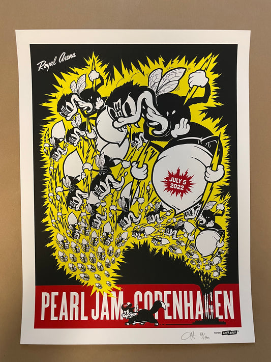 Pearl Jam Poster Copenhagen, Denmark 2022 - Ames Design