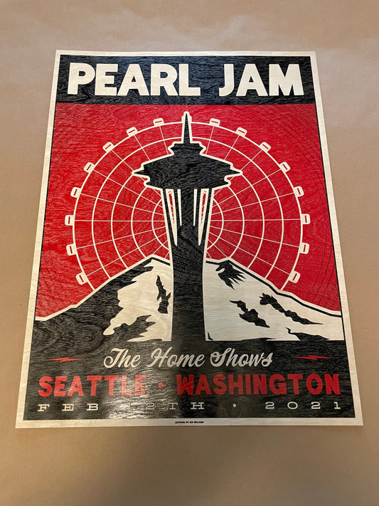 Pearl Jam Seattle 2021 (Streaming / Wood) - Ian Williams