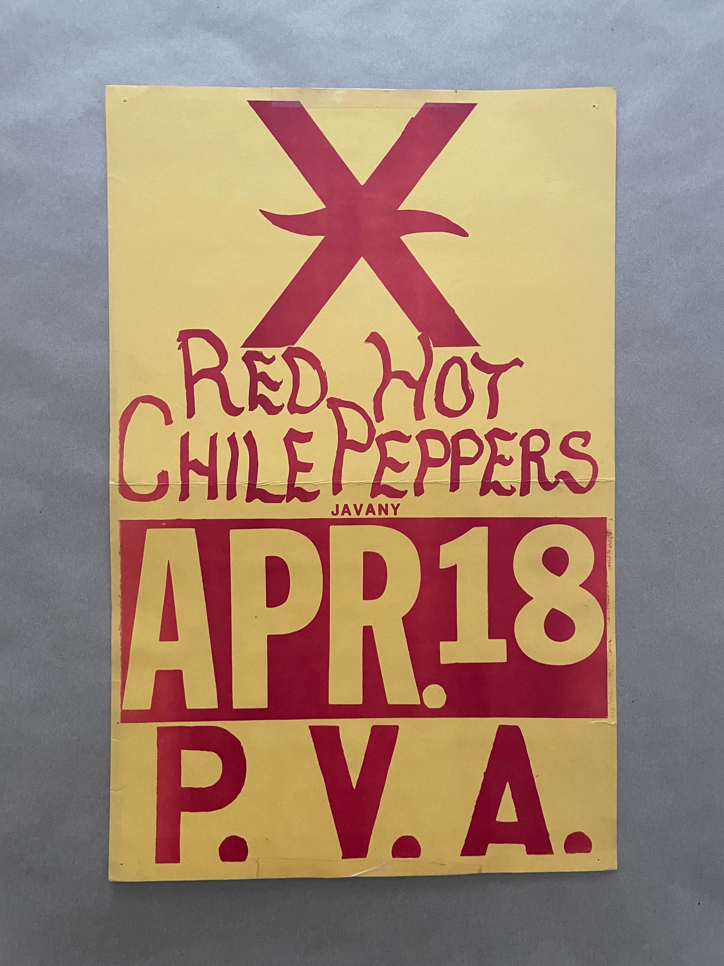 Red Hot Chili Peppers Pomona, California 1986