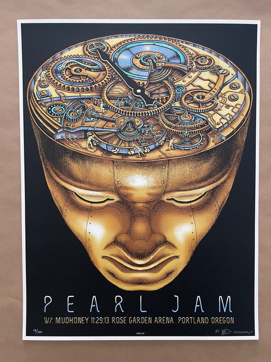 Pearl Jam Poster Portland, Oregon 2013 - Emek