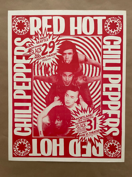 Red Hot Chili Peppers Seattle, Washington & Portland Oregon 1988 - Mike King